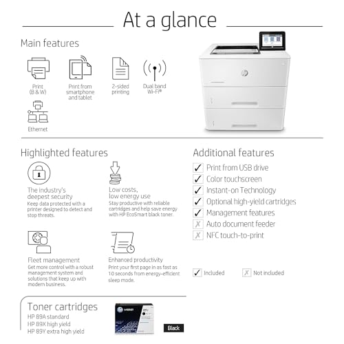 HP Laserjet Enterprise M507 M507x Laser Printer - Monochrome by HP - Image 6