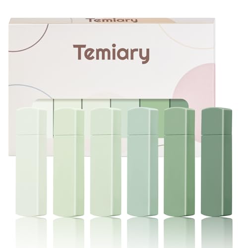 Temiary 6Pcs Mini White Correction Tapes, Quick Dry Smooth Pull