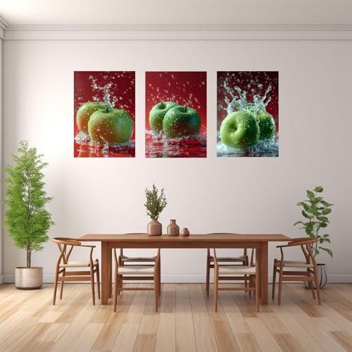 Tableau chambre adulte et cuisine theme eau de fruit moderne