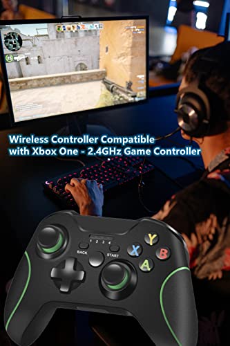 2.4G Wireless Controller Replacement For Xbox One Controller Game Controller For Xbox One/Xbox One S/Xbox One X Wireless Controller Gamepad Joystick With Dual Vibration Controller For Xbox And Pc (No Audio Jack) #TOP6