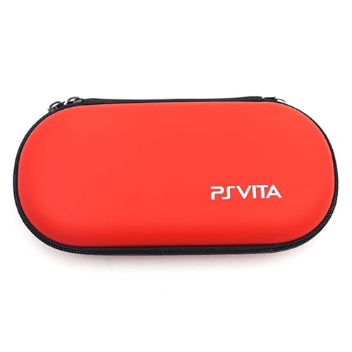 CASE BAG BOLSA ESTOJO VIAGEM E PROTEÇÃO PARA PS VITA 1000 FAT 2000 SLIM VERMELHO