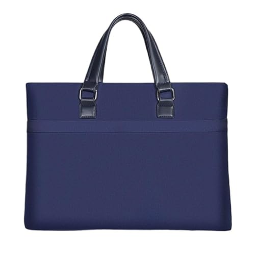 [EKLMCFS] �A�V�����e�B�W�� Briefcase Man Madam Business Meeting Office Commuting Nylon Document Bag(Blue)