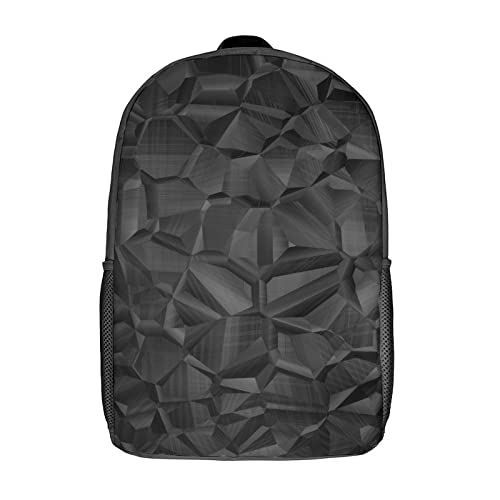Sac à dos d'école 17 pouces noir classique et mixte pour enfants