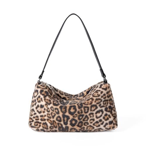 Sac à bandoulière en peluche pour femme le hobo tendance