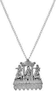 Best Mart Oxidized Wedding Doli Pendant Necklace – Ethnic Tribal Jewelry for Women – Traditional Indian Bride Style Accessory