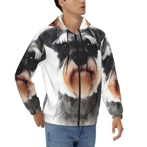 Sweat à capuche décontracté hommes veste chaude zippée