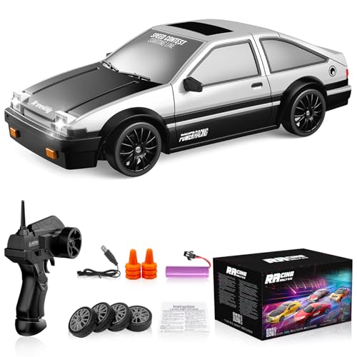Desdoni Remote Control Car RC Drift Car 2.4GHz 1:24 Scale 4WD High Speed RC Cars Vehicle with LED...