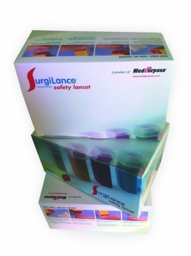 PT# SLB250 PT# # SLB250- Lancet Surgilance Blue 18G 100/Bx by, MediPurpose