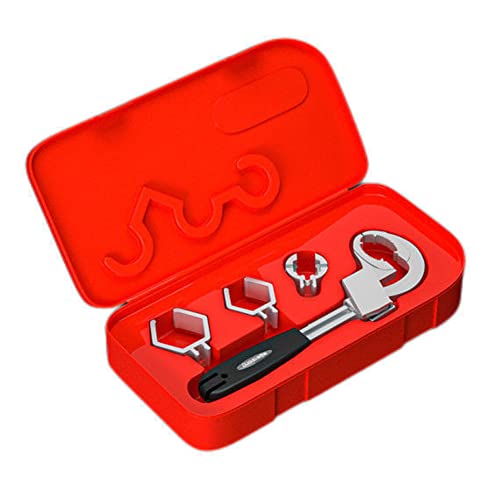 mingzhe Chave multifuncional para pia de banheiro, torneiras de banheiro, reparos, 80mm, grande aber