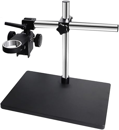 Kit de accesorios de microscopio para adultos, soporte de microscopio portátil, soporte de elevación ajustable de doble brazo para video USB,