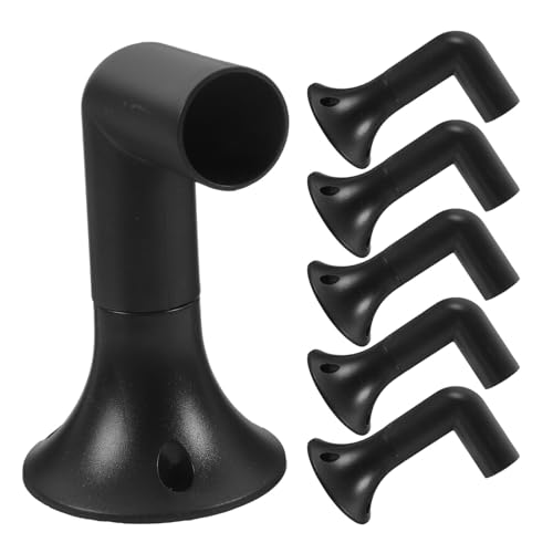 SEWACC Base y Conector para Estacas de Paisaje 12 Piezas (6 Bases 6 Conectores) de Plástico Resistente para Postes de Extensión de Luz Exterior, Accesorios para Iluminación de Jardín