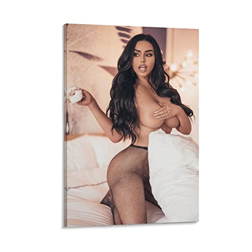 Bludug Sexy Hottie Poster Model Abigail Ratchford Poster(34) Canvas Painting Wall Art Poster For Bedroom Living Room Decor24X36Inch(60X90Cm) #TOP20