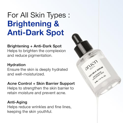 Tofu-Milk-Serum-Niacinamide-Hyaluronic-Acid-Vegan-Retinol-Bakuchiol-Glass-Skin-Korean-Skin-Care-Dark-Spot-Free-Brightening-Hydrating-Serum-Fragrance-Free-101-floz30ml