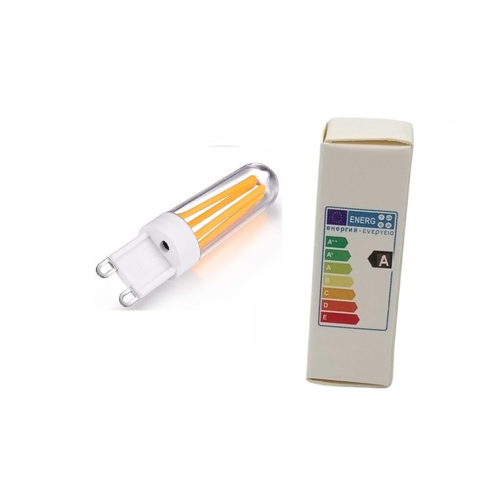 HongHeFu, Paquete de 20 bombillas de filamento LED AC220V E14 2W/3W/4W pequeñas lámparas COB 2609(Blanco,E14-2609-3W)