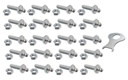 Vis filetées M5 x 16 mm TENAX avec clé pour une fixation stable