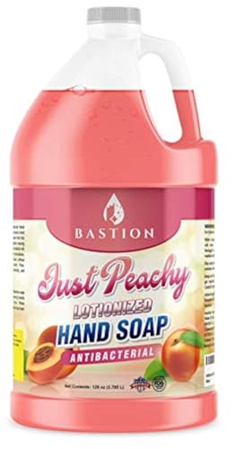 Savon antimicrobien pour les mains luxueux Just Peachy flacon 3,7l