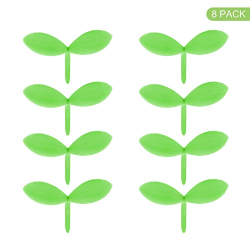 Yking Sprout Little Green Bookmarks Silicone Grass Buds Creative Green Bookmarks, Gifts For Book Lovers Reading, Set Of 8 #TOP1