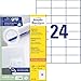Avery Zweckform Universal Labels 70 x 37 mm for All A4 Printing White