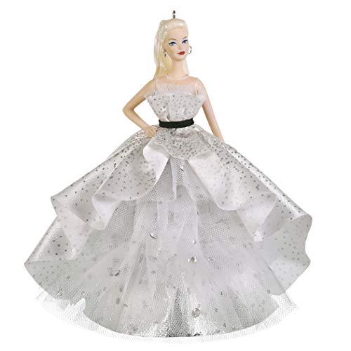 Hallmark Keepsake Christmas Ornament 2019 Year Dated Barbie 60th Anniversary Porcelain