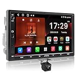 ATOTO A5 Autoradio 2 Din Android, 7" Touchscreen Sistemi multimediali, Wireless CarPlay e Android Auto, Tethering de WiFi/Bluetooth/USB, Telecamera di backup, MirrorLink, 24B-EQ DSP, 2G+32G, FM/RDS