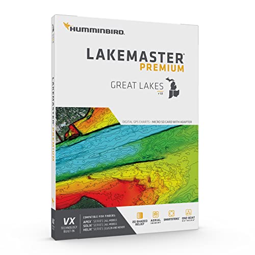 Humminbird LakeMaster Premium Great Lakes V1 Map SD Card for Fish Finders by Humminbird - Image 2