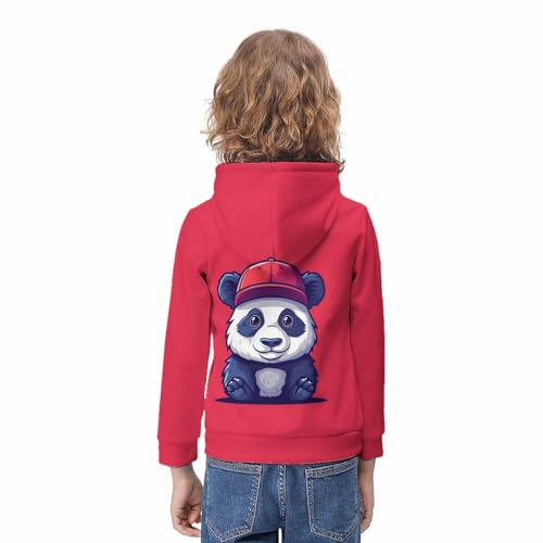 Sweat à capuche imprimé 3D animaux mignons pull molleton enfant - 4