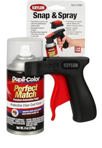 Dupli-Color BCL0125 Clear Exact-Match Automotive Top Coat Clear Coat Includes Reusable spray trigger