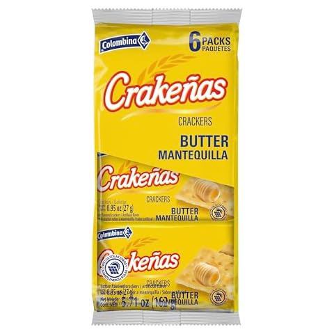 Colombina Butter Crackers, Savory Thins Crackenas, 5.71 oz Cover