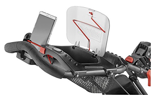 CaddyTek 3 Wheel Golf Push Cart - Deluxe Quad-Fold Compact Push & Pull Folding Caddy Trolley - Caddylite 15.3 V2 - Thumbnail 2