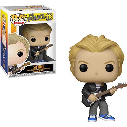 Funko Sting Pop Rocks Vinyl Figure & 1 Compatible Graphic Protector Bundle (40087 – B) - Les Beatles, Paul McCartney, John Lennon, RIngo Starr, George Harrison Funko Sting Pop Rocks Vinyl Figure & 1 Compatible Graphic Protector Bundle (40087 - B)