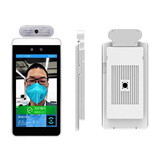 Preisvergleich Produktbild MJYK Gesichtserkennung Infrarot-Temperaturmesssystem Unterstützungsmaskenerkennung Berührungsloses System Geeignet Für Den EIN- Und Ausgang Von Bürogebäuden, Einkaufszentren