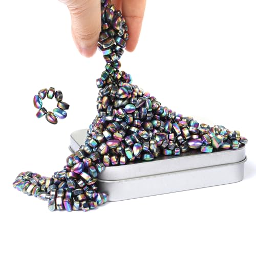 500+ colorful ferrite stones that click, clack, stack, and satisfy — a tactile fidget toy with a surprisingly addictive magnetic personality.