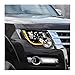 LCBDAHAJ Car Front Lamps Compatible For Mitsubishi Pajero V93 V97 2009-2021 LED Auto Headlights Assembly Upgrade Dynamic Projector Lens Accessories