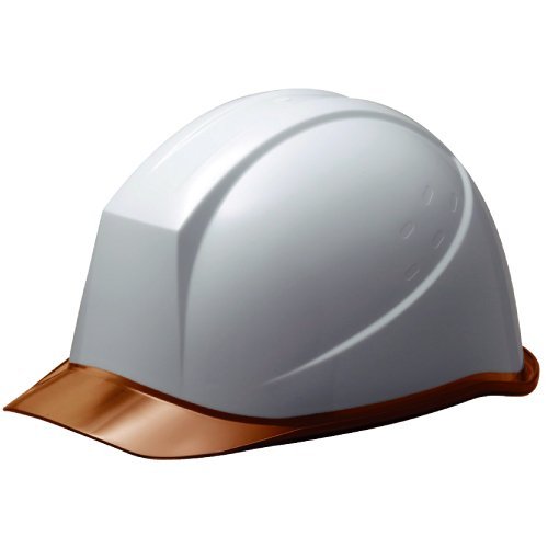 ミドリ安全 ヘルメット クリアバイザー SC11PCL RA KPなし ホワイト/ブラウン