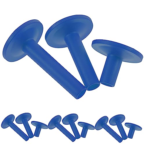 FAVOMOTO 12pcs Cymbal Stand Sleeves Plastic Cymbal Accessories for Drum Kits Includes Various Heights for Enhanced Performance and Durability