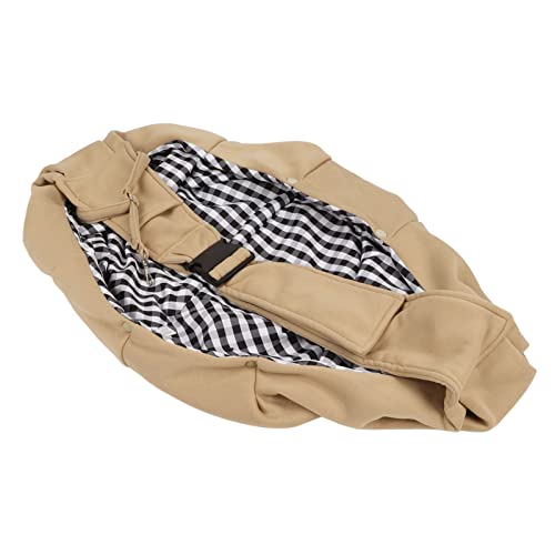 Sling Carrier Safe, Soft, Variable Shoulder Strap, Large Capacity Dog Carrying with Side Pockets, Ideal for Cats and Small Dogs, Convenient Travel, Stylish and