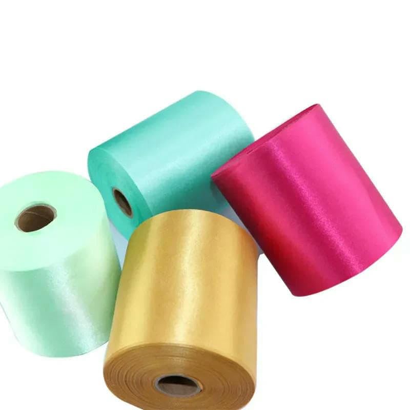 Cinta de satén de 8 cm, 10 cm y 15 cm de ancho, 25 metros por rollo, ideal para bodas, fiestas, decoración de sillas, coches y fiestas, costura hecha a mano, 6 rojos, 15 cm x 25