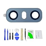 IAGREE Back Rear Camare Glasses For LG G6 G600S H870 H870K H870S H870V Dual H870DS Replacement and Camera Cover + Tool Kits(Blue)