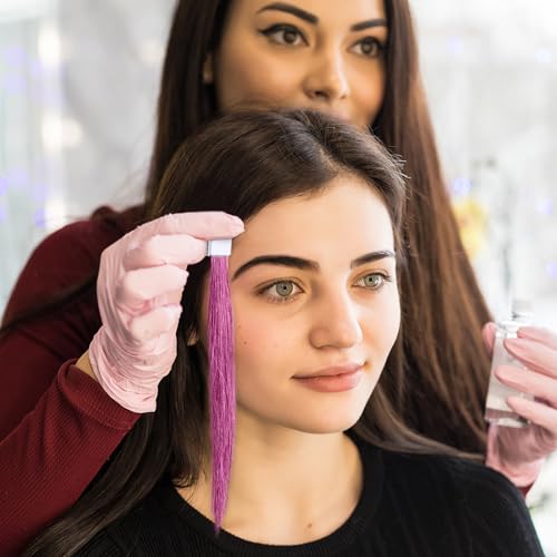 30 piezas muestrario de cabello humano de 9 pulgadas miniatura 3