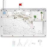 Ant Farm Castle - Large Viewing Area - Care for Live Ants - Ant Colony Observation Kits with Sand Habitat - Educational Science Gifts for Boys, Girls - Ant Farms for Kids, Adults