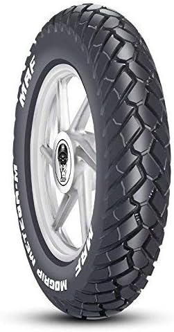 MRF Mogrip Meteor-M 28169440 120/80% R17 61P Tubeless Bike Tyre,Rear