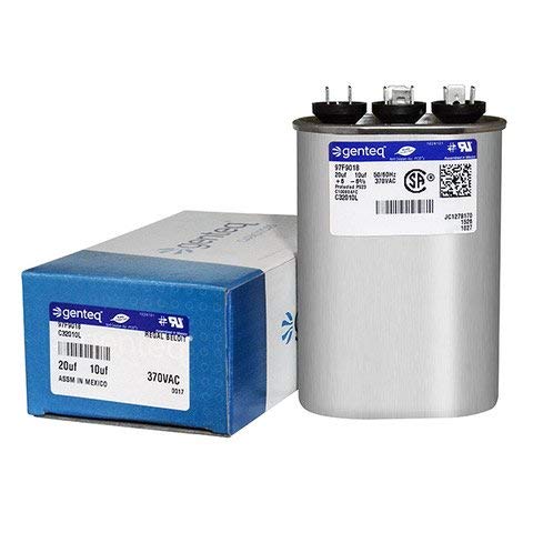 97F9018BZ3-20 + 10 uf MFD 370 Volt VAC - GE Oval Dual Run Capacitor Upgrade