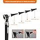 Scian Otoskop Kit – Ear Scope Otoskop mit LED Licht, 3 fache Vergrößerung, 4 Speculum Tips Größe, leichtes Diagnostik Ohrpflege-Tool für Kinder, Erwachsene, hunde, Heimgebrauch (Schwarz)