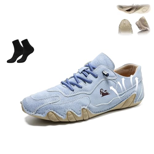 Vogany - Zapatillas ortopédicas para hombre, zapatillas ortopédicas Vogany para mujer, cómodas, planas, impermeables y transpirables, turquesa, 38 EU Larga