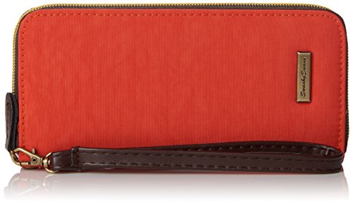 SwankySwans Riley Nylon Zip Around, Porte-Cartes Femme - Orange - Orange,