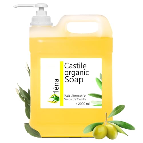 Oïléna AUTÉNTICO JABÓN DE CASTILLA ECOLÓGICO Aceite de Oliva Limpiador Manos Corporal Pelo Gel...