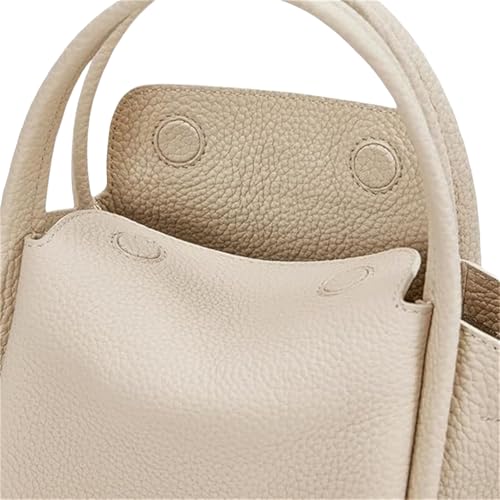 Womens Mini Cowhide Leather Bucket Bag Classic Shoulder Light Handbag Crossbody Fashion Wallet Slouchy High end Satchel3
