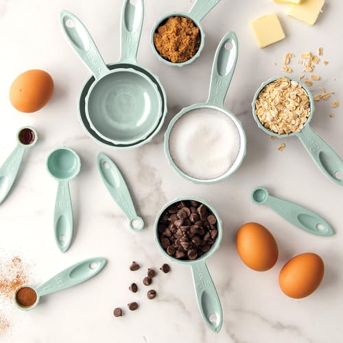 Nordic Ware Sea Glass Set of 6 Cups & Bundt Measuring Cups