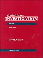 Criminal Process Part 1 - Investigation 1566627095 Book Cover