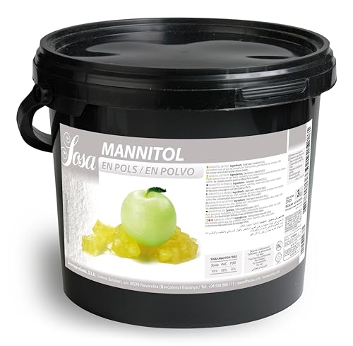 SOSA Manitol Edulcorante al 100% derivado de la glucosa - Cubo 3kgs - Uso alimentario